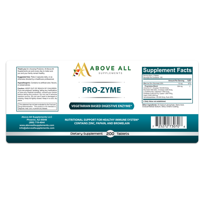 Pro-Zyme 200 Tablets